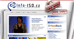 Desktop Screenshot of info-iso.cz